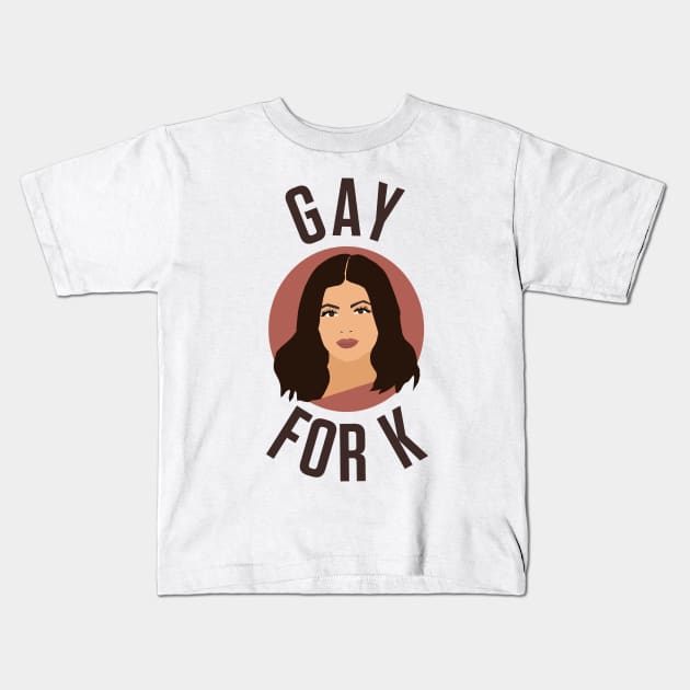 Gay For K - Kylie Jenner Kids T-Shirt by ursoleite